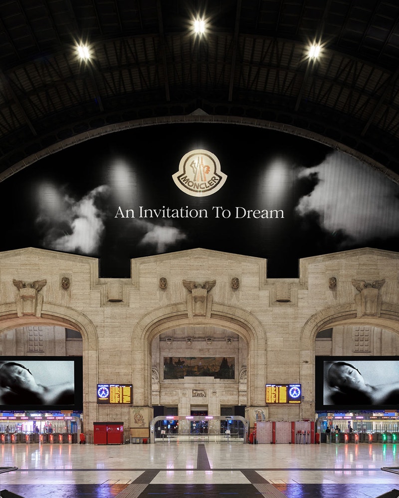 Moncler Exhibition In Milano Centrale Railway Station
